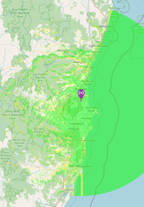 VK2RDO Coverage