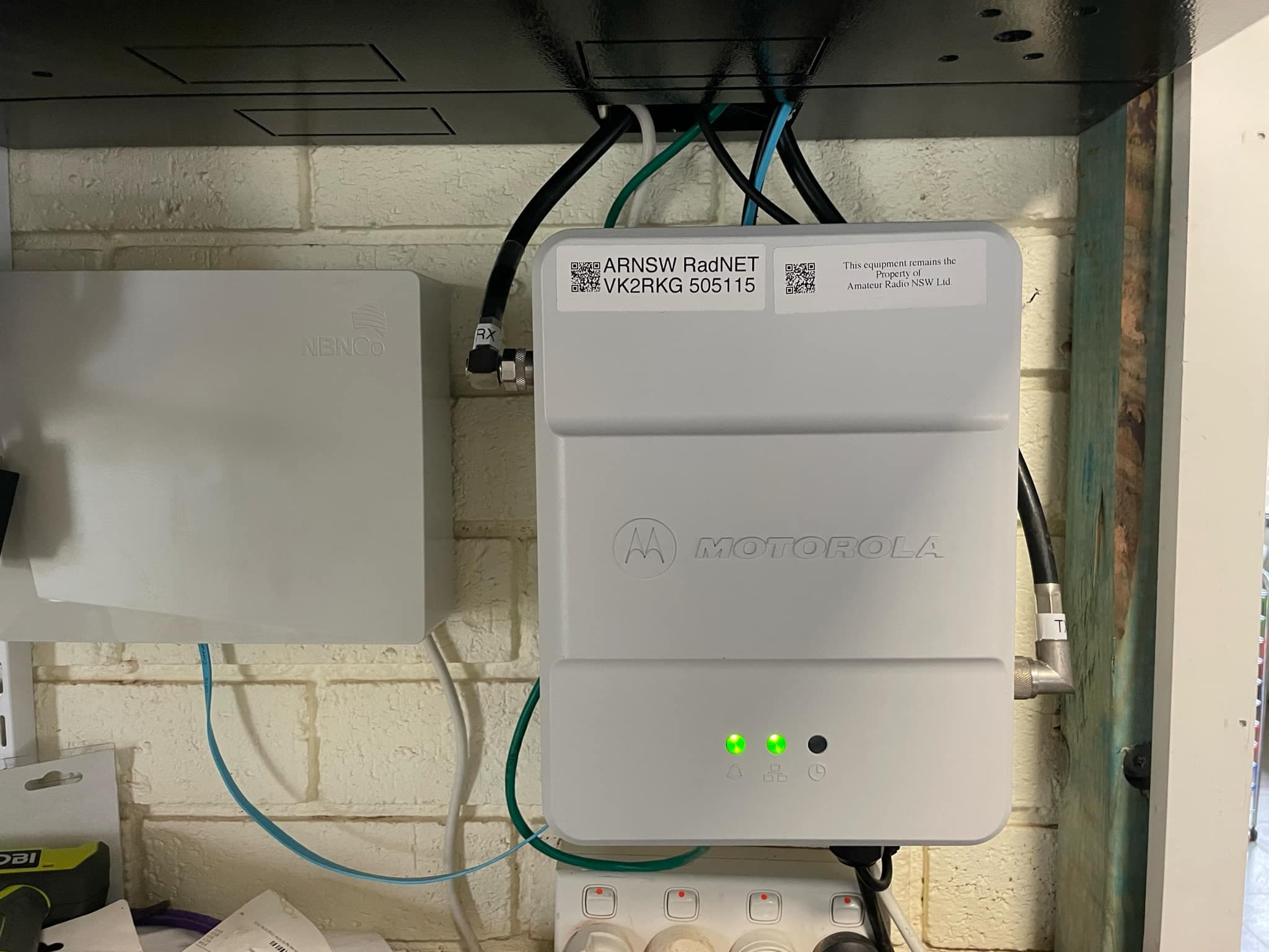 ARNSW RadNET VK2RKG repeater equipment installed at Bathurst