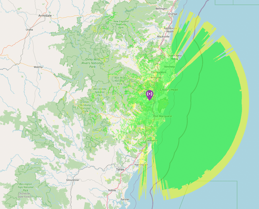 VK2RCN Coverage